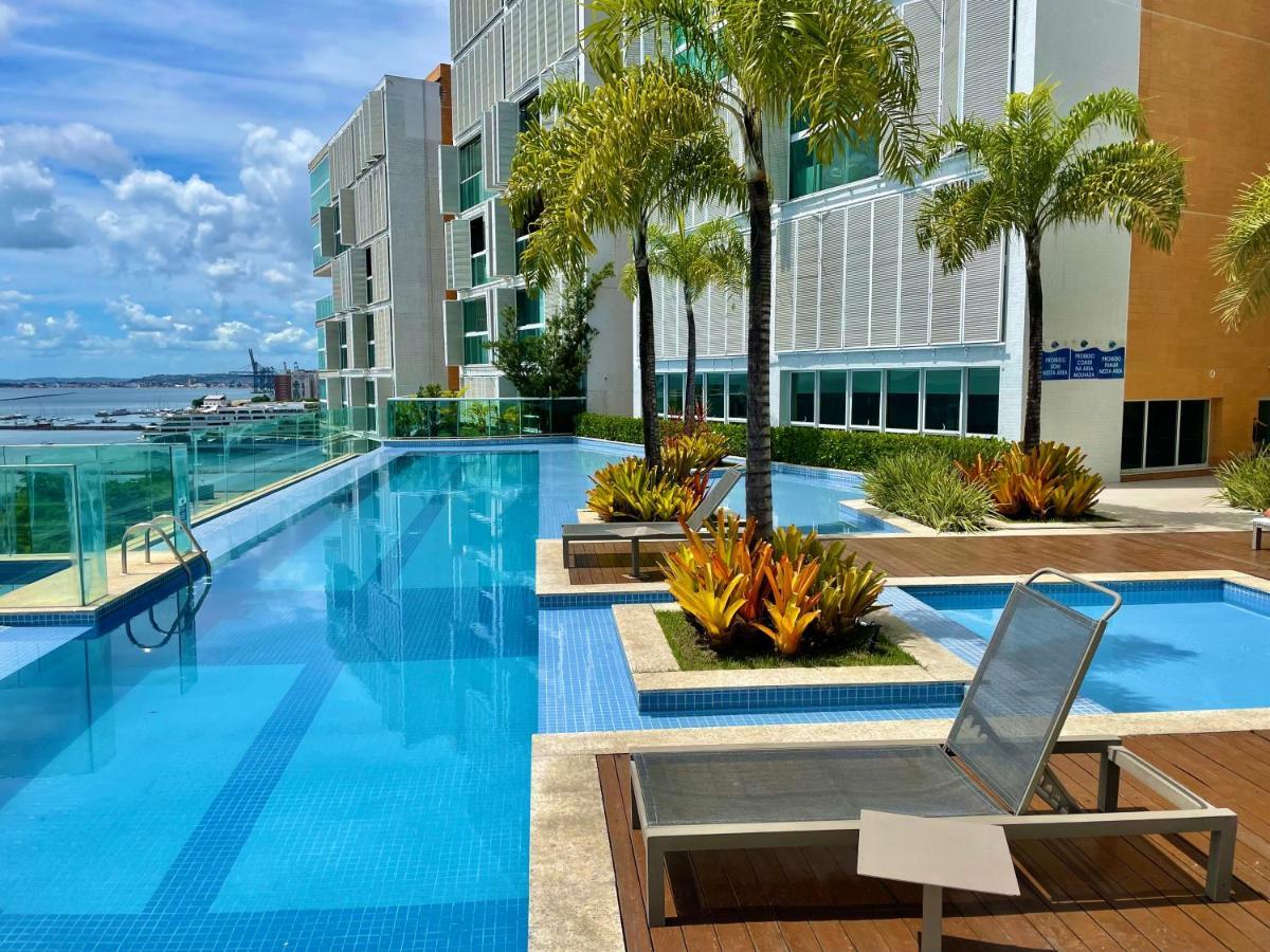 Cloc Marina Vista Mar P/ A Baia De Todos Os Santos Lägenhet Salvador Exteriör bild