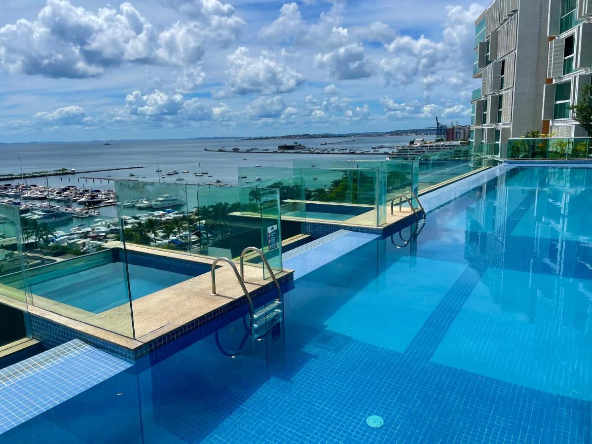 Cloc Marina Vista Mar P/ A Baia De Todos Os Santos Lägenhet Salvador Exteriör bild