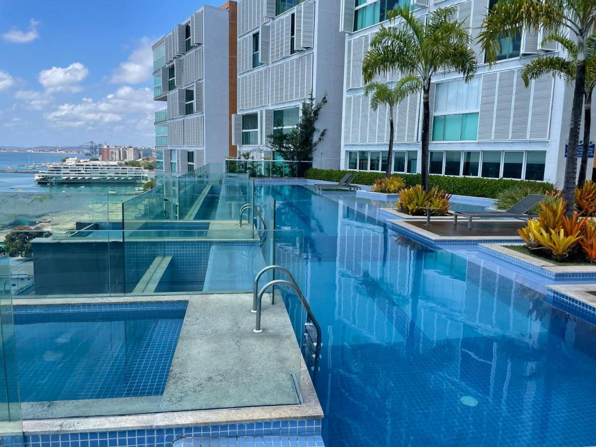 Cloc Marina Vista Mar P/ A Baia De Todos Os Santos Lägenhet Salvador Exteriör bild