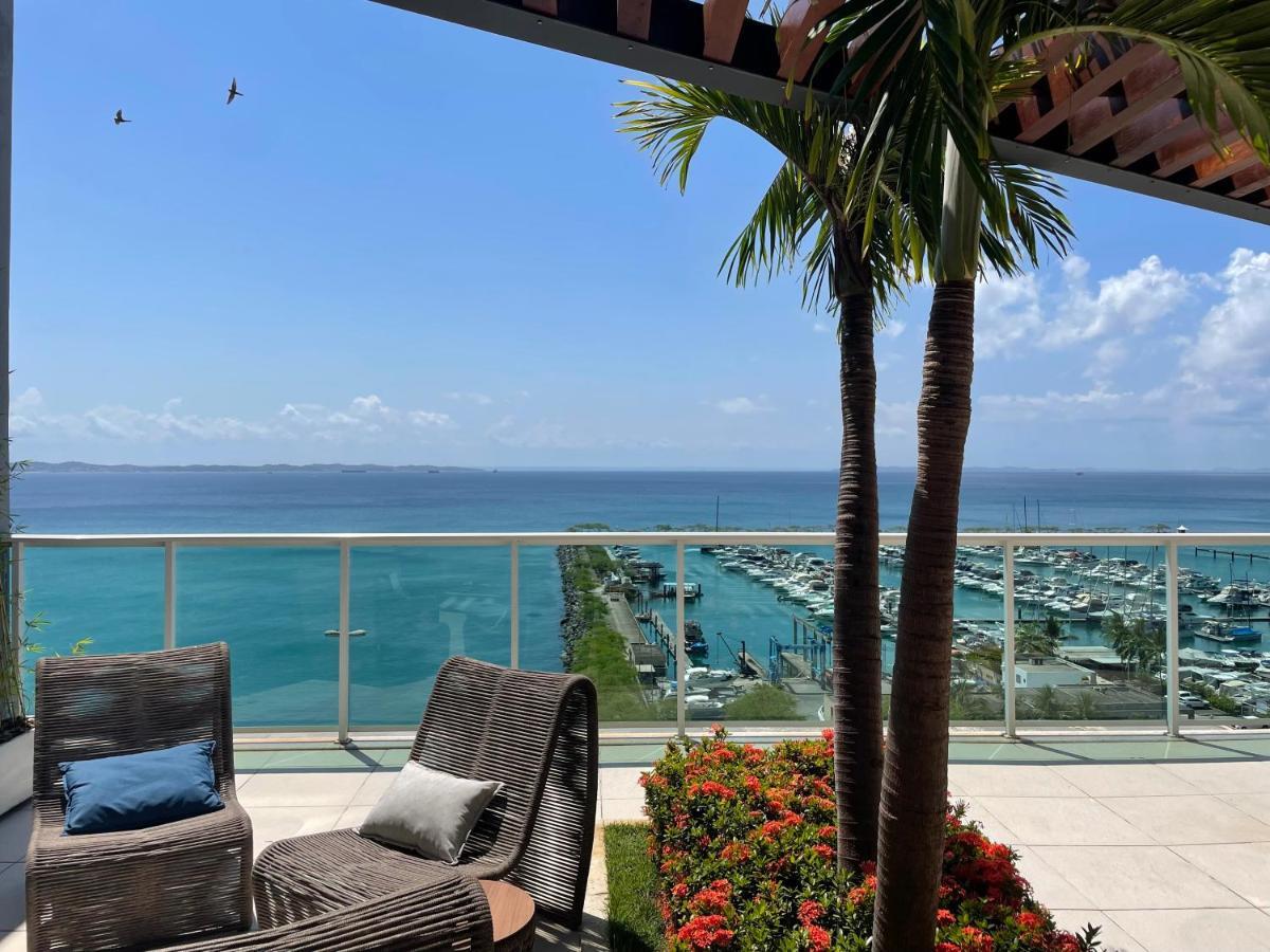 Cloc Marina Vista Mar P/ A Baia De Todos Os Santos Lägenhet Salvador Exteriör bild