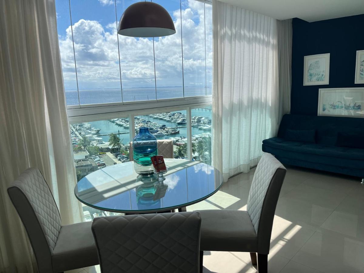 Cloc Marina Vista Mar P/ A Baia De Todos Os Santos Lägenhet Salvador Exteriör bild