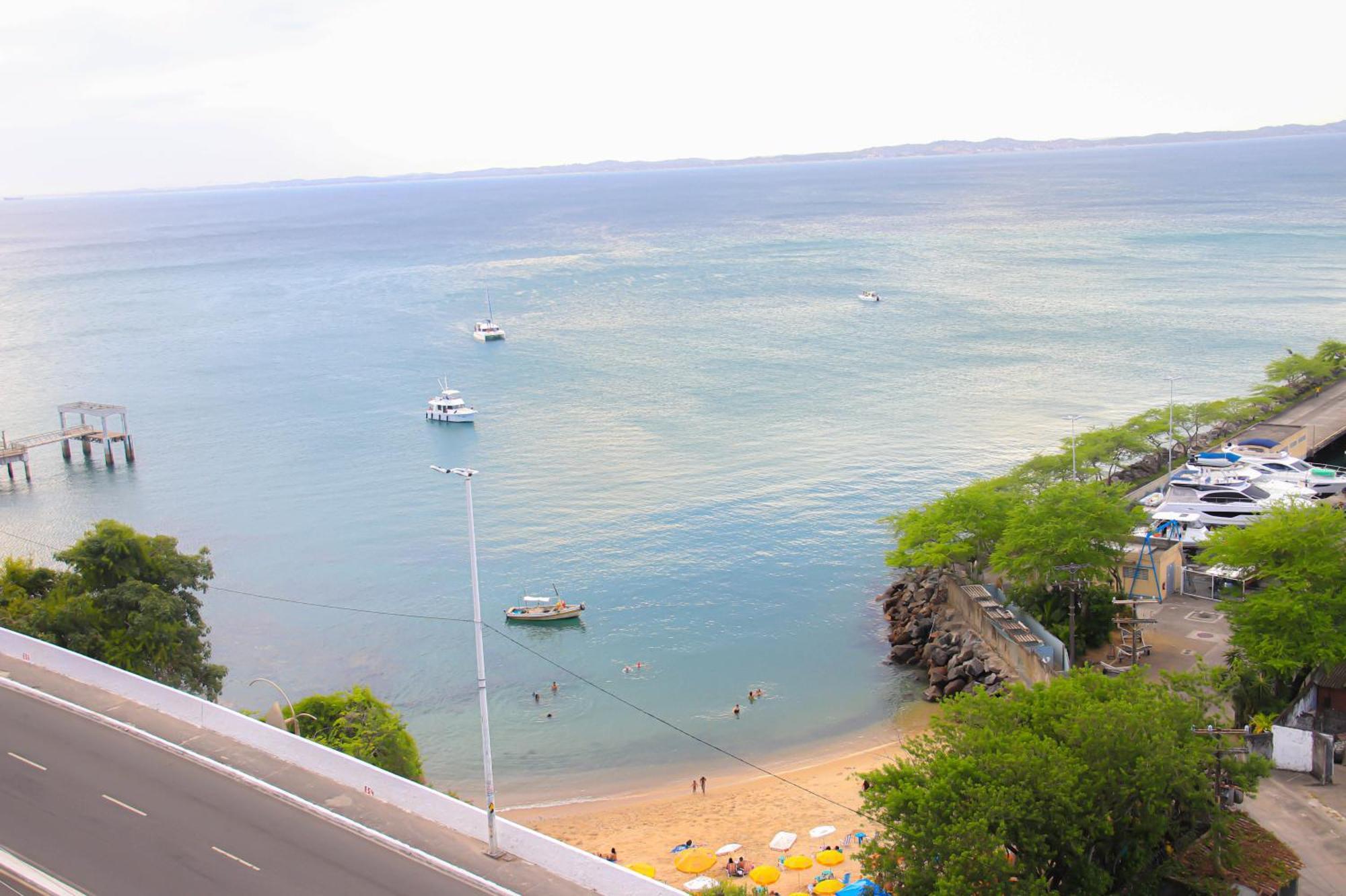 Cloc Marina Vista Mar P/ A Baia De Todos Os Santos Lägenhet Salvador Exteriör bild