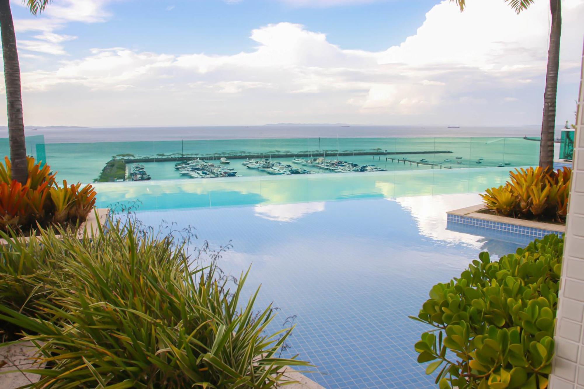 Cloc Marina Vista Mar P/ A Baia De Todos Os Santos Lägenhet Salvador Exteriör bild
