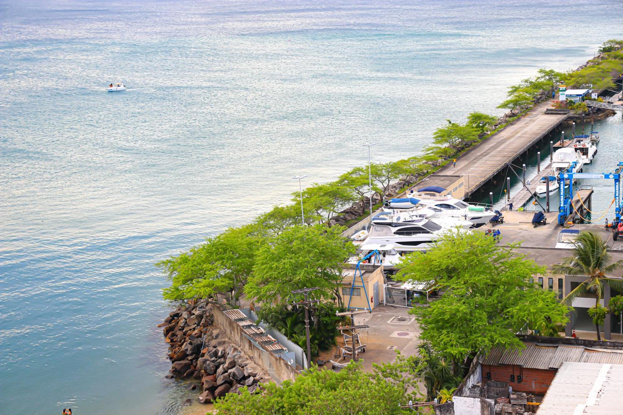 Cloc Marina Vista Mar P/ A Baia De Todos Os Santos Lägenhet Salvador Exteriör bild