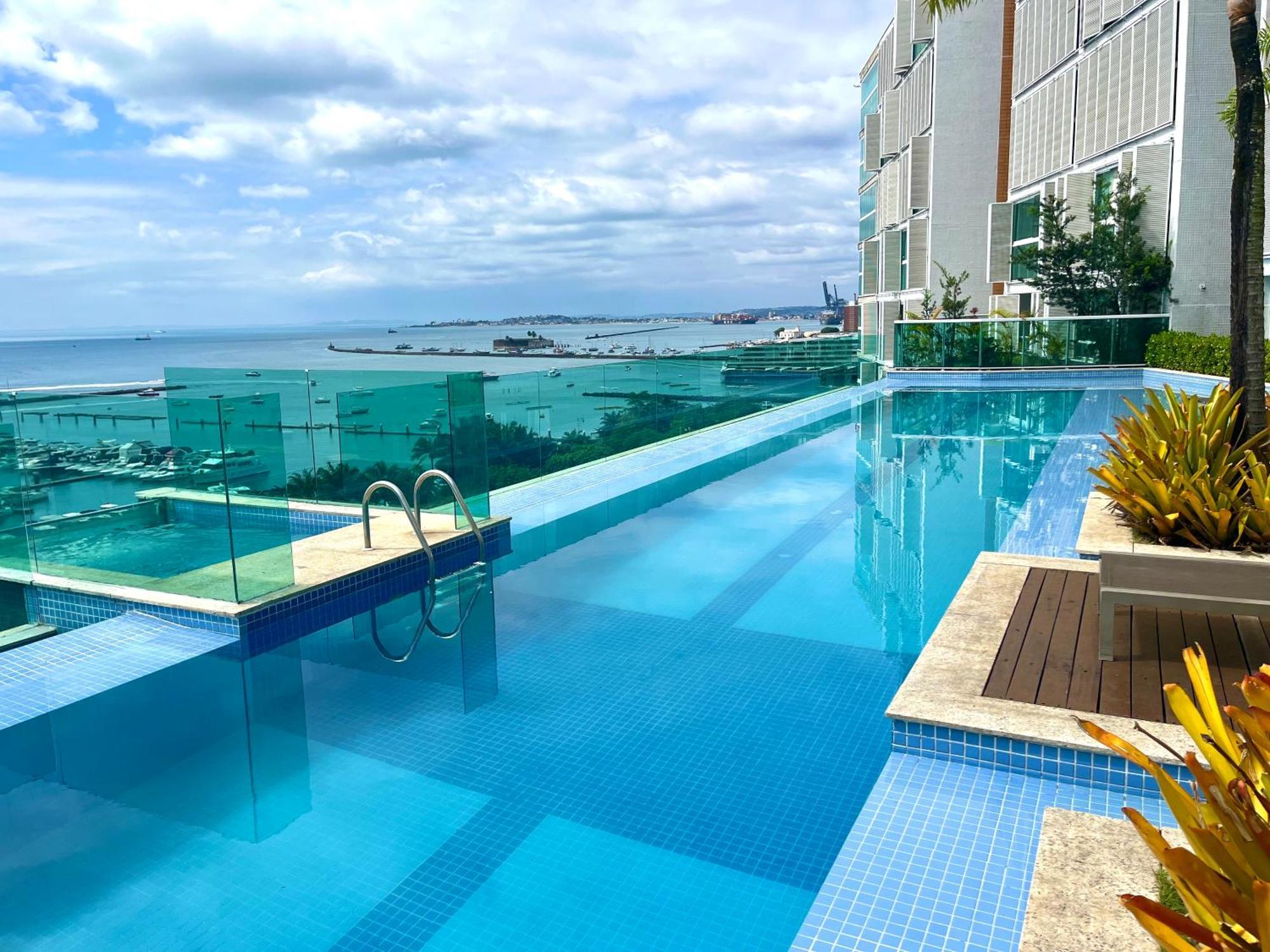 Cloc Marina Vista Mar P/ A Baia De Todos Os Santos Lägenhet Salvador Exteriör bild